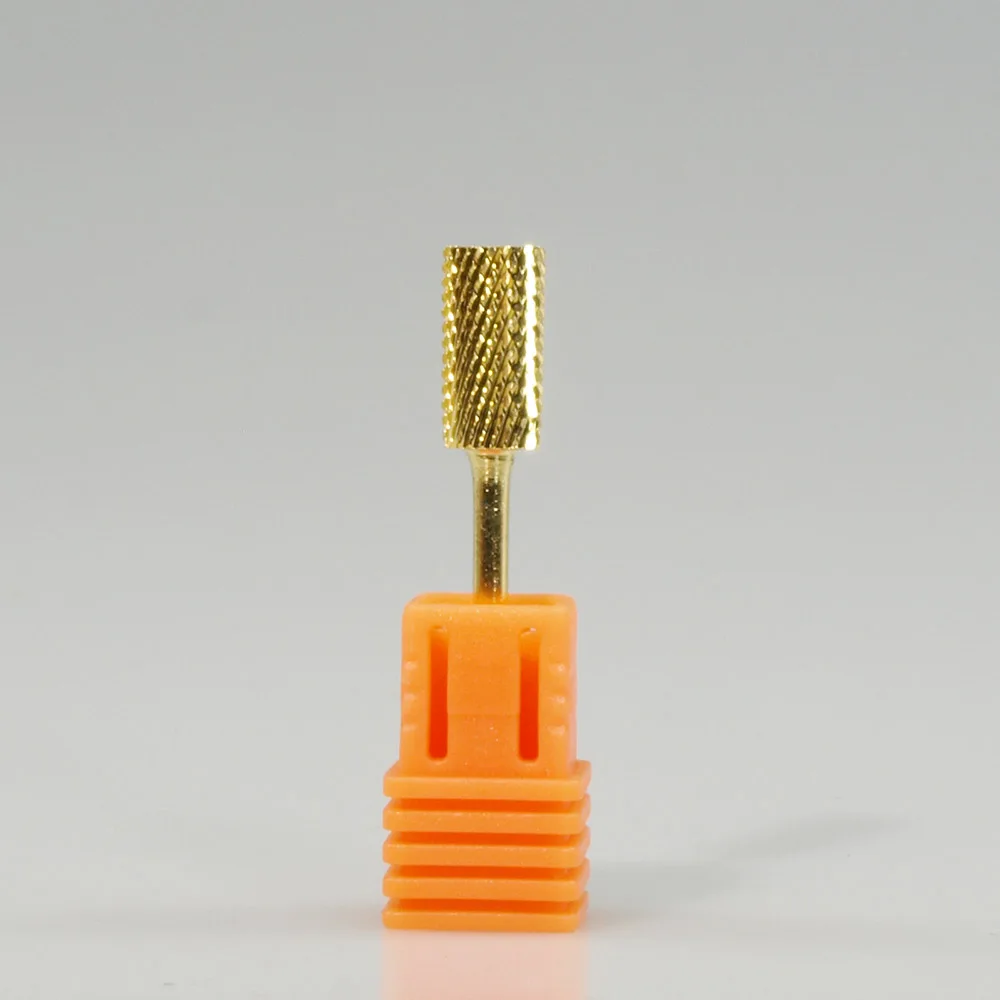 Professioneller Gold 3/32 Zoll Wolframkarbid-Nagelbohrer für Elektrische Feile, Maniküre, Pediküre, Salonwerkzeug – Detail 7