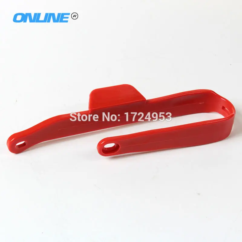 Red rubber Motorcycle Swing Arm Protector Plastic Chain Slider Guider For Pit dirt Bike Motocross Spare Parts