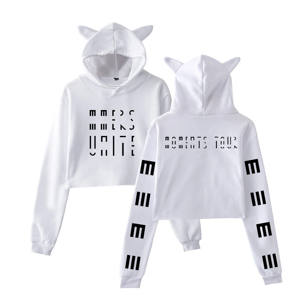 Crop Top Hoodie Fashion Clothes Marcus And Martinus Hoodies Sweatshirts Women Hip Hop XXS To 2XL