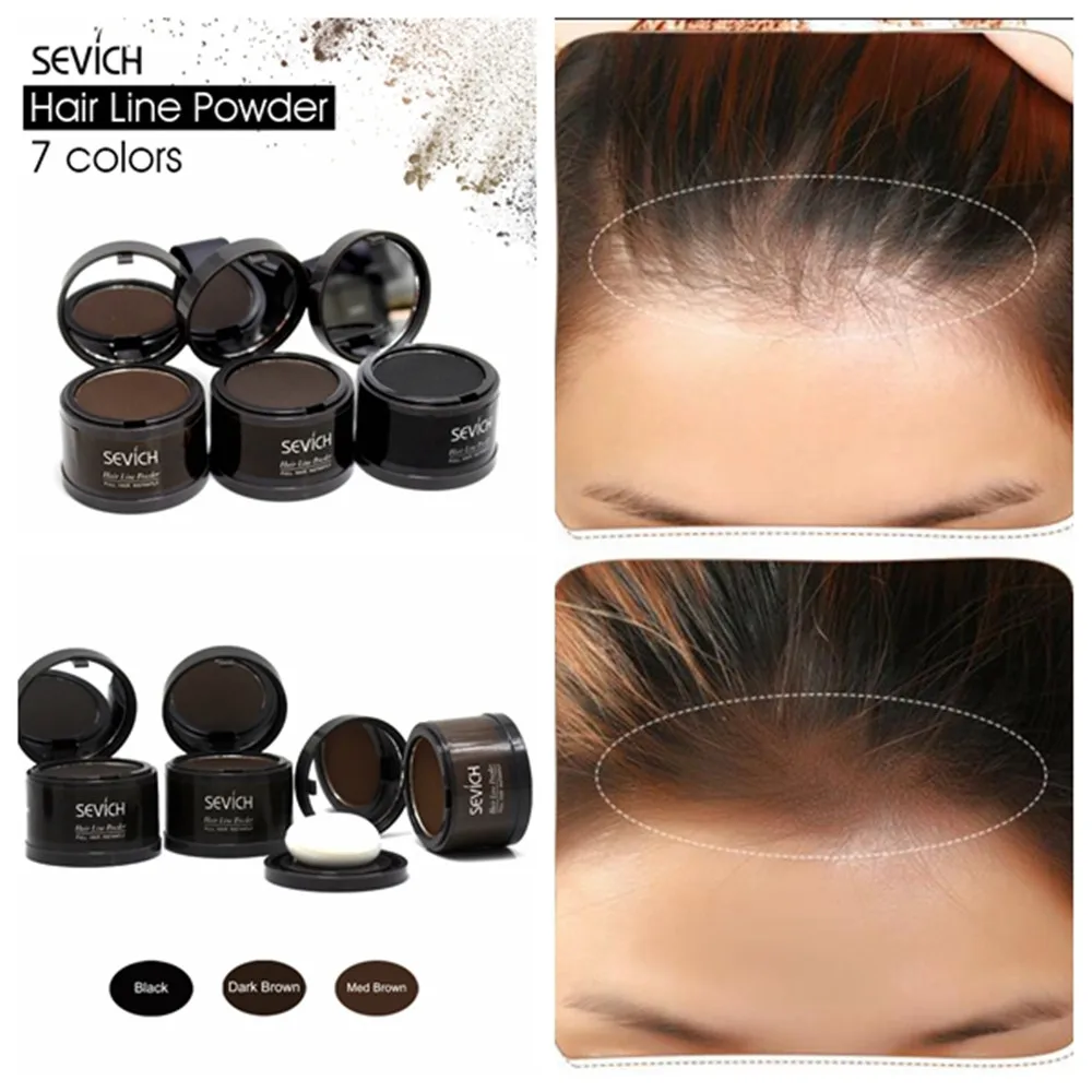 Polvo de sombra para el cabello, maquillaje corrector, cobertura Natural, Control de bordes de belleza, reparación modificada