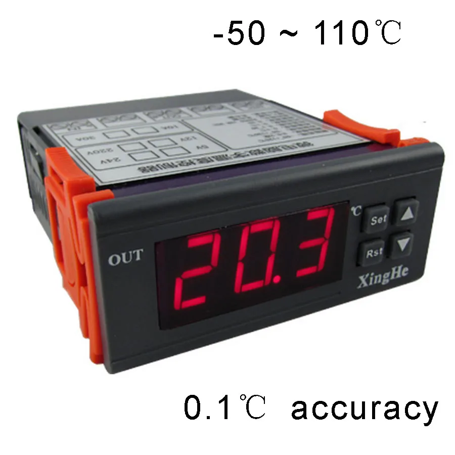 

-50`110 Celsius degree temperature controller 0.1 degree accuracy direct output thermostat