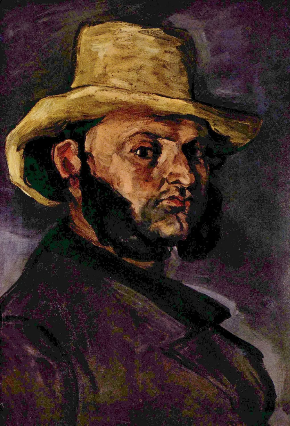 

Paul Cezanne Oil Painting Reproduction,handmade oil painting,man-in-a-straw-hat-1871,canvas oil painting,high quality