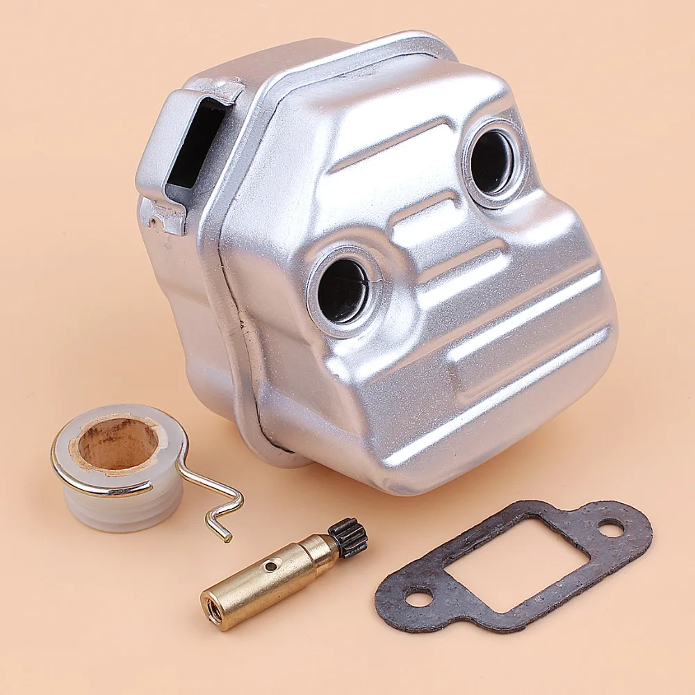 Exhaust Muffler Oil Pump Worm Gear Kit Fit STIHL MS171 MS181 MS181C MS 181 171 Gasoline Chainsaw Parts #1139 140 0604