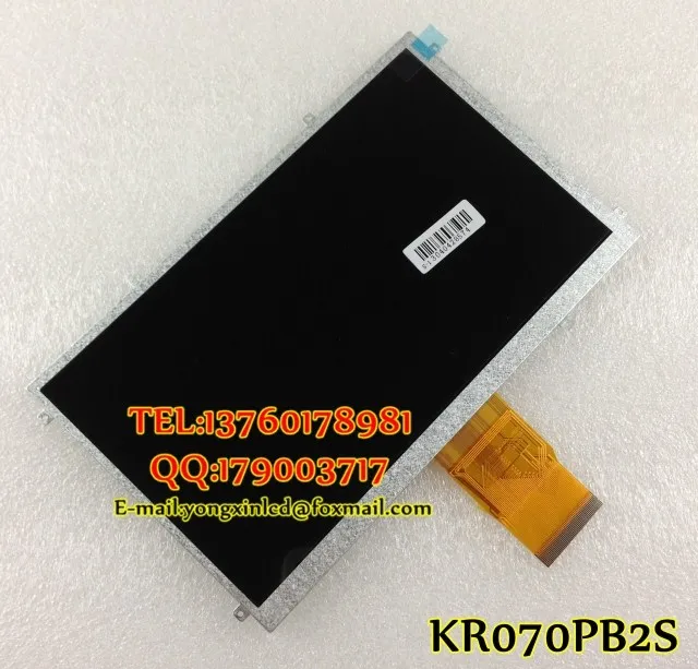Tela LCD genuína FPC-70001WVTA-3.5 V2 de 7 polegadas para tablet PC dentro da tela