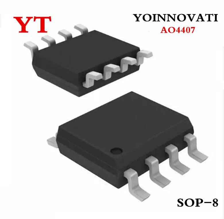 100pcs/lot  AO4407A 4407A AO4407 SOP8 IC Best quality