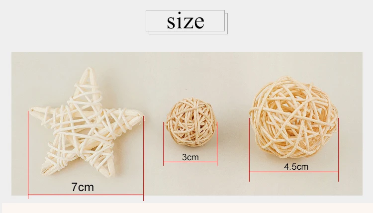 Ins Fotografie Requisiten Hintergründe Zubehör 9 stücke Natürliche Rattan Wicker Kugeln Sepak Takraw Ball Foto Studio Home Dekoration