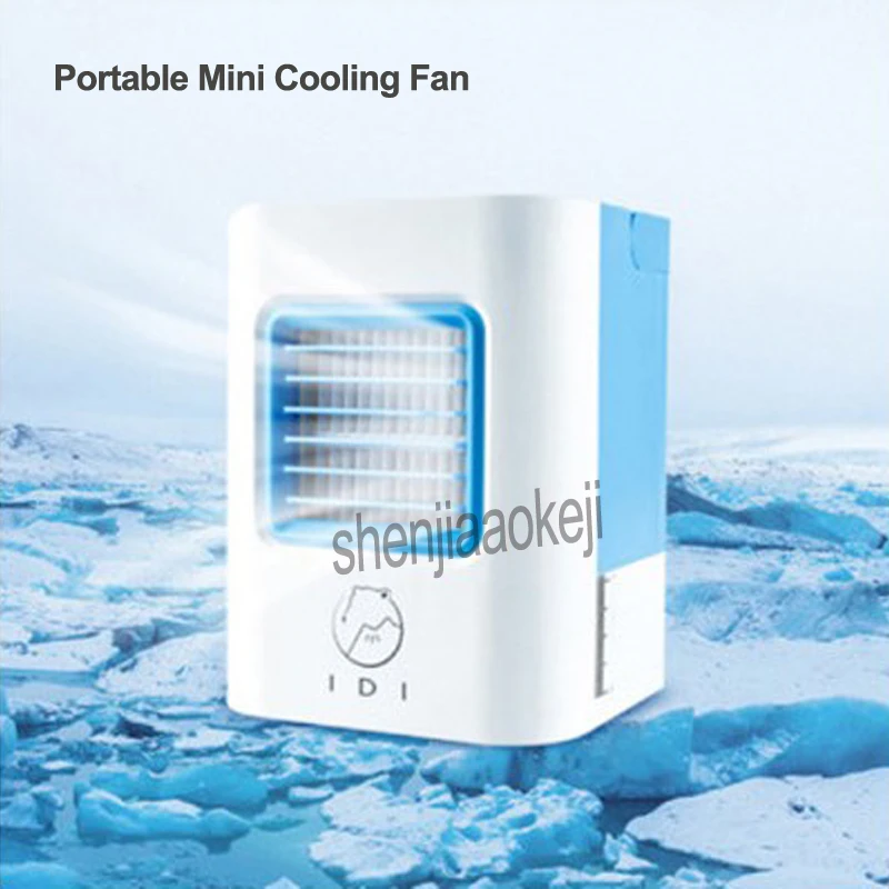 Hogar ventilador de refrigeración Personal portátil Mini aire acondicionado miniatura máquina de enfriamiento ventilador de aire acondicionado con USB 1pc