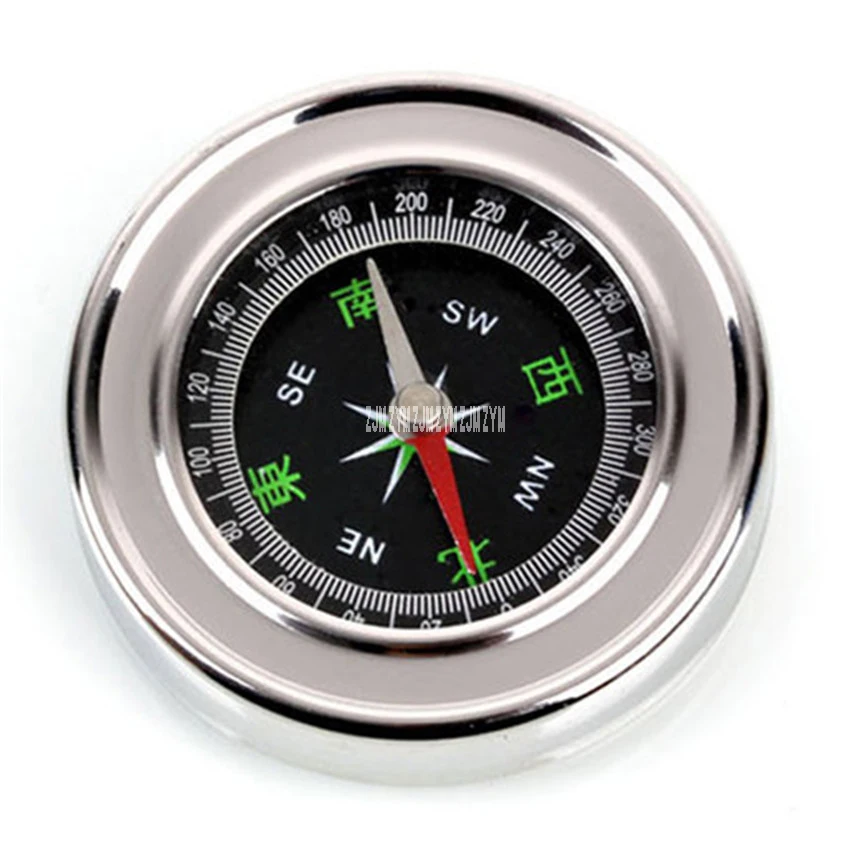 ZZ0238 Camping Hiking Portable stainless steel Material Compass Navigation for Outdoor Activities Diameter 60mm 20pcs