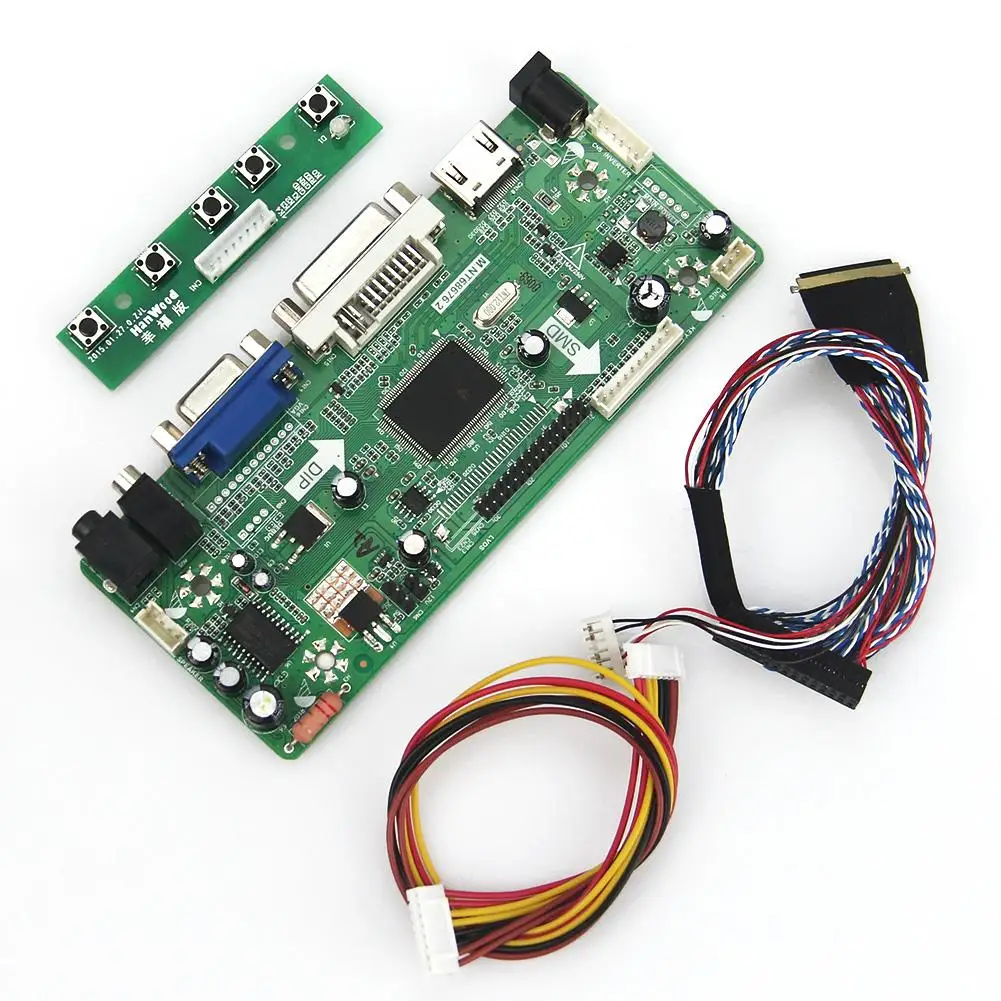 

M.NT68676 LCD/LED Controller Driver Board For PQ101WX01 HSD101PWW1-A00 (HDMI+VGA+DVI+Audio) LVDS Monitor Reuse Laptop 1280*800