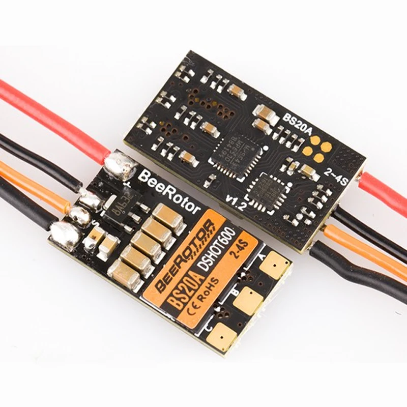 BeeRotor DSHOT600 20A ESC BS BLHeli_S Speed Controllers Support 2-4S LiPo DSHOT20A