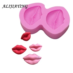 Sexy Lips mouth Silicone Mold Fondant Mould Cake Decorating Tools Chocolate Gumpaste Molds, Sugarcraft, Kitchen Gadgets D0239