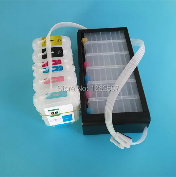 Ciss Continuous Ink Supply System For HP84 85 For HP Designjet 30 130 130nr 90 Printers Ciss System Ink Cartridge