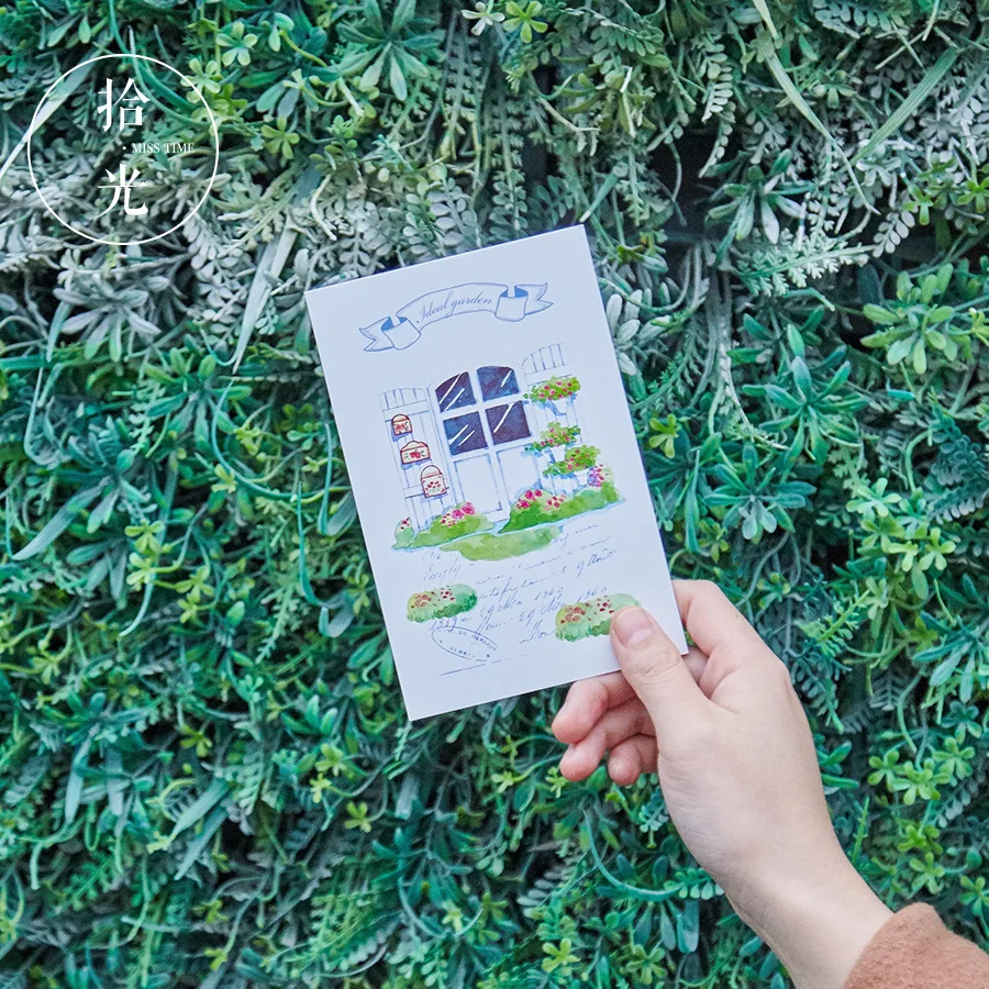 30 Sheets/Set Wonderful ideal Garden Postcard/Greeting Card/Message Card/Birthday Letter Envelope Gift Card