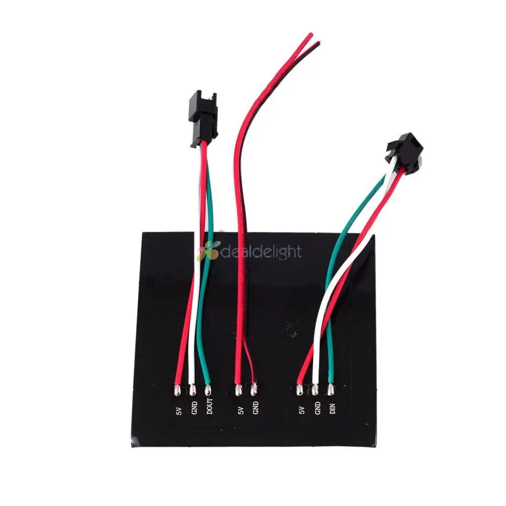 WS2812B Panel Screen 8*8,16*16,8*32 Pixel 256 Pixels Digital Flexible LED Programmed Individually Addressable Full Color DC5V