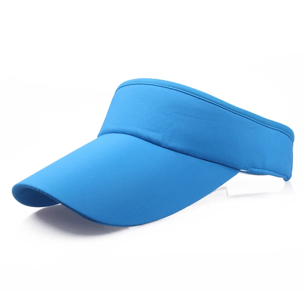 Hot Sale Men Women Summer Solid Visor Sun Plain Hat Casual Ajustable Empty top Unisex Sunscreen Cap Cool casquette Lowest Price