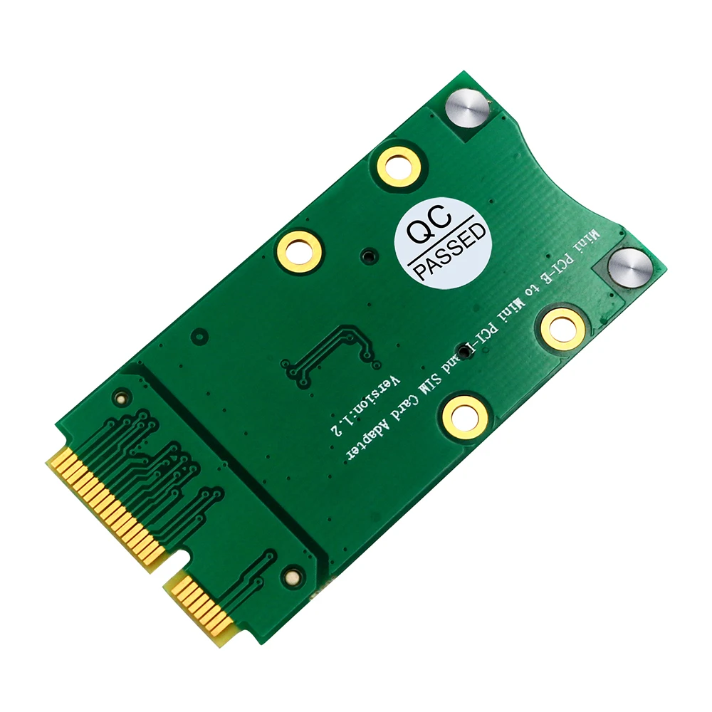 Mini PCI-E Adapter with SIM Card Slot for 3G/4G ,WWAN LTE ,GPS card，Mini PCI-e Adapter