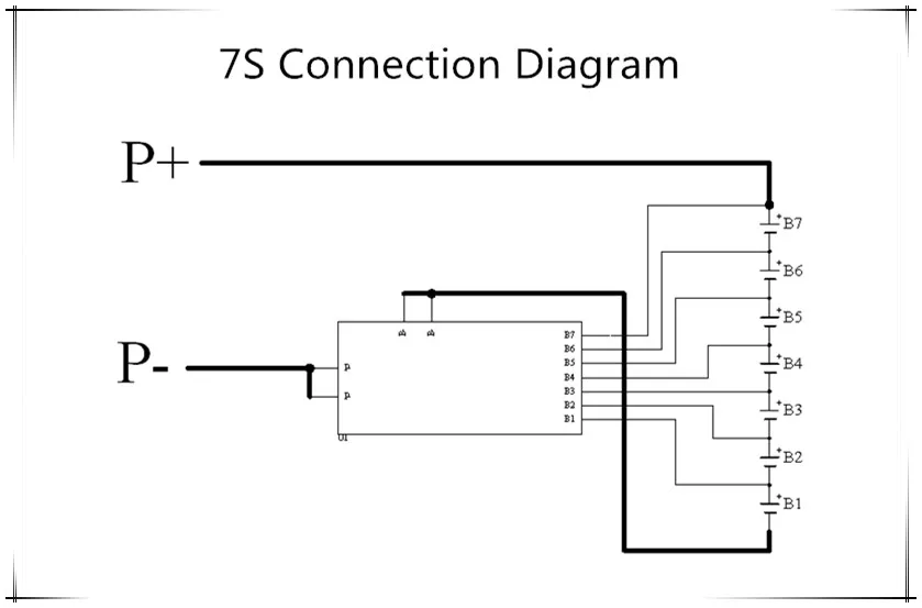 BMS Board 6S 30A 6S 50A  with NTC for  3.7V Ternary Lithium Battery Protection Board/BMS 7S/BMS 6S Board