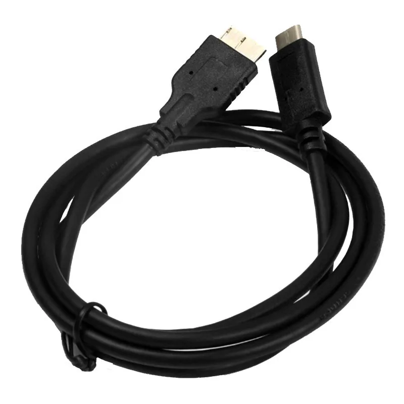 USB 3.1タイプCオス-マイクロbハードドライブケーブル、データ転送、Macbook用充電器、nokia、n1電話、3.3フィート