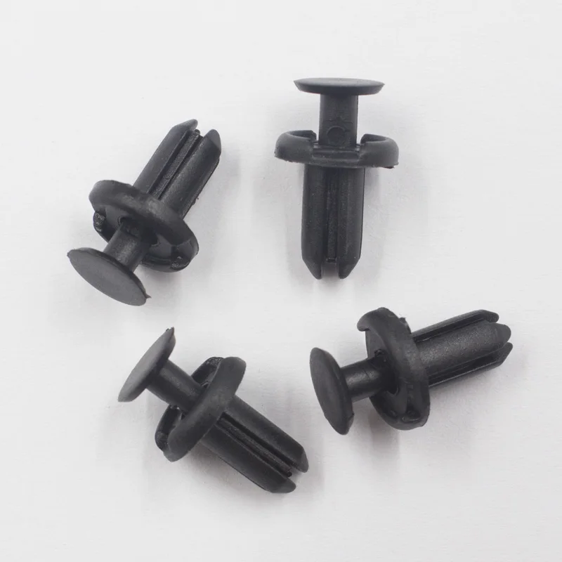 KE LI MI 5mm petit noir en Nylon avant arrière pare-chocs isolation Grille siège Clip de retenue pour VW N-905-369-01 accessoire de pièce d'auto