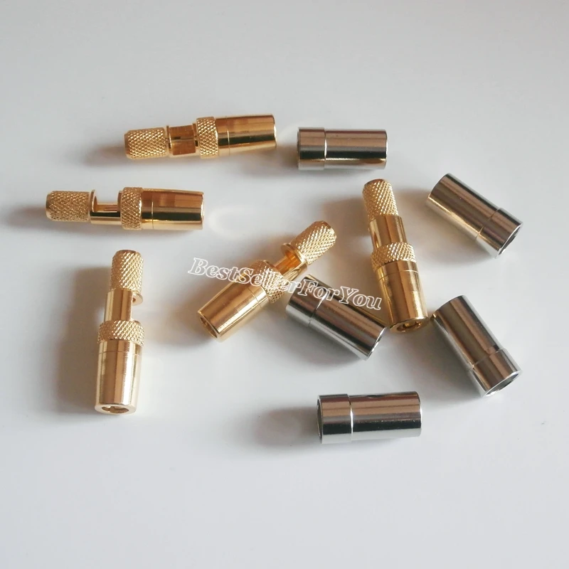 

10x SMB Female Jack Window Crimp Solder For RG58 RG142 LMR195 Coax Cable RF Connector