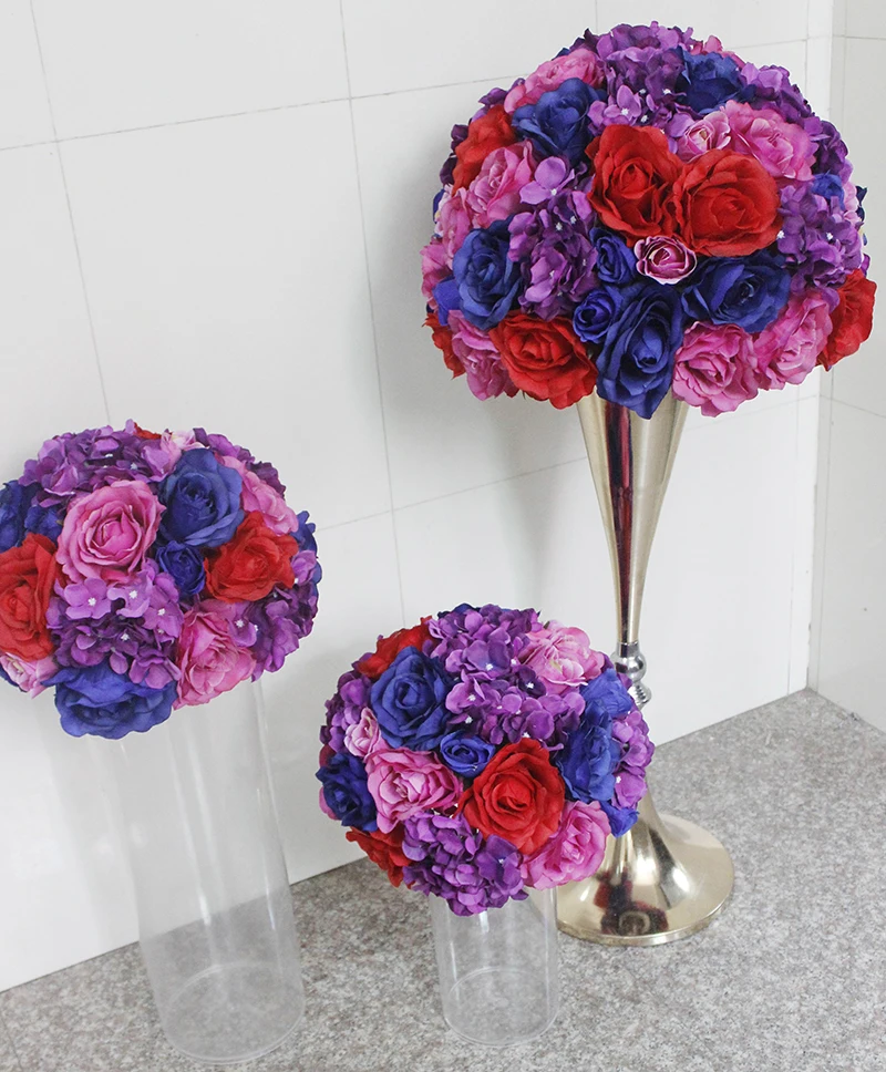 SPR table centerpiece flower ball artificial rose wedding  flower backdrop for party  market