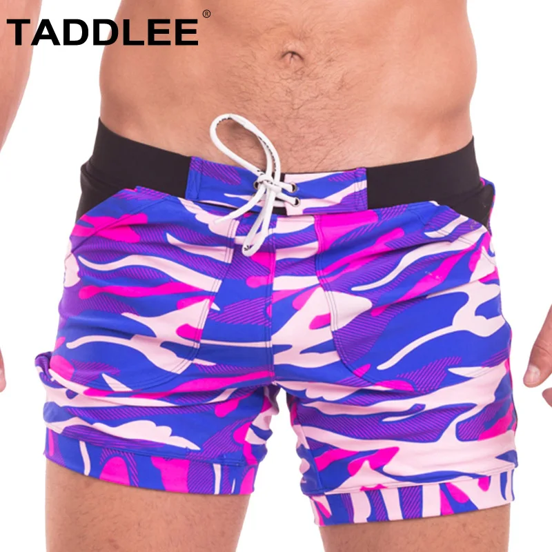 

Taddlee Swimwear Men Swimsuits Sexy Swim Boxer Briefs Bikini Gay Penis Pouch WJ Board Surf Shorts Trunks 2018 Low Rise Bathing