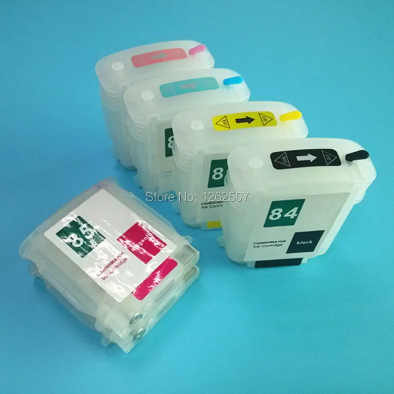 BOMA 84 85 69ML 28ML Empty Refillable Ink Cartridges With ARC Chips For For HP Designjet 30 90 130 HP84 HP85 Plotters