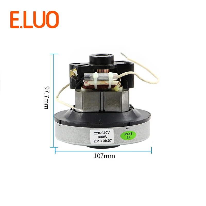 Vacuum Cleaner Accessories 220V 800w 107mm diameter vacuum cleaner motor for QW12T-05A QW12T-05E etc