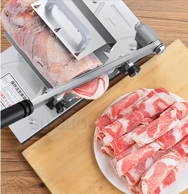 Meat slicer Slicer Sliced meat cutting machine  slicer Automatic meat delivery Desktop Easy-cut frozen beef and mutton