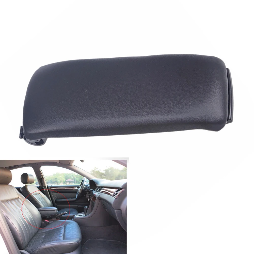 Black Armrest Center Console Cover Lid for AUDI S4 C5A6 2000-2005 Allroad