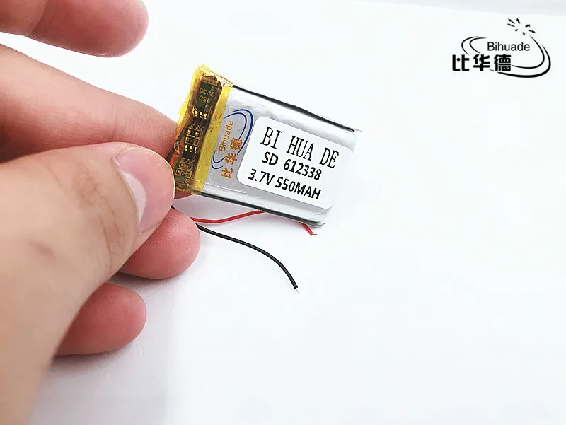 li-po (1pieces/lot)  3.7V lithium polymer battery 612338 062238 MP3 DIY Speaker millet  550MAH