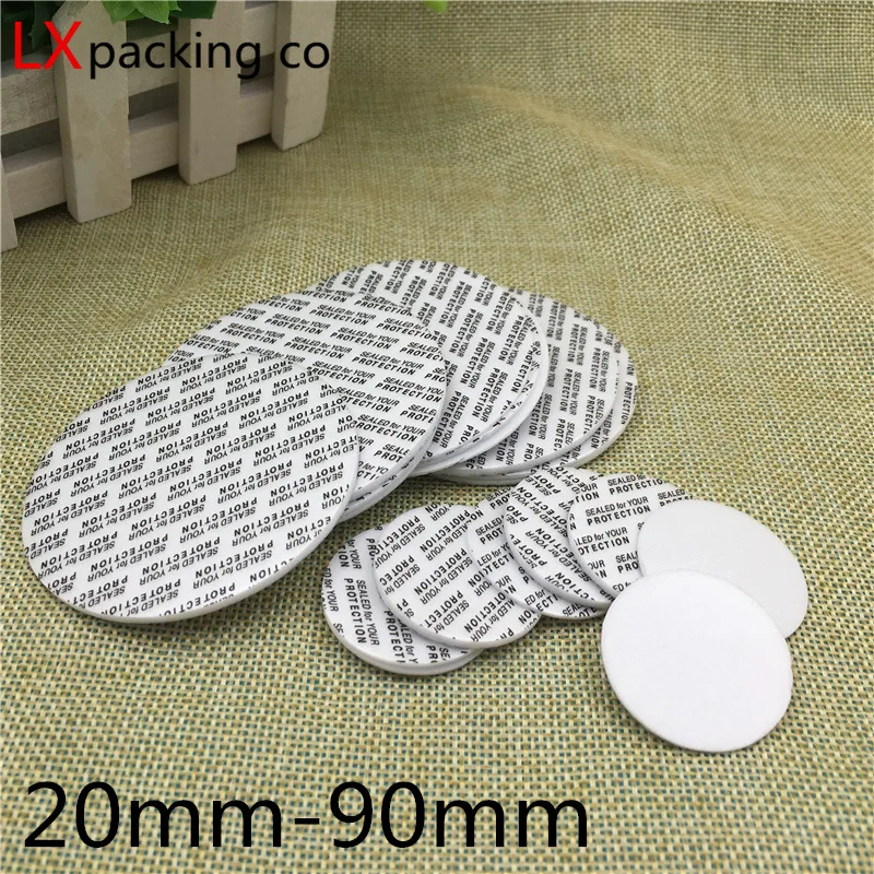 5000PCS Plastic bottle self-adhesive sealing stickers to prevent leakage of cream and cosmetic packaging jar sealing