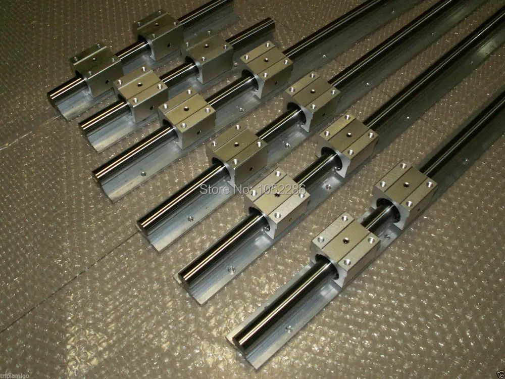 linear guide rail SBR16-900/1200mm(4 rails+ 8 SBR16UU blocks)