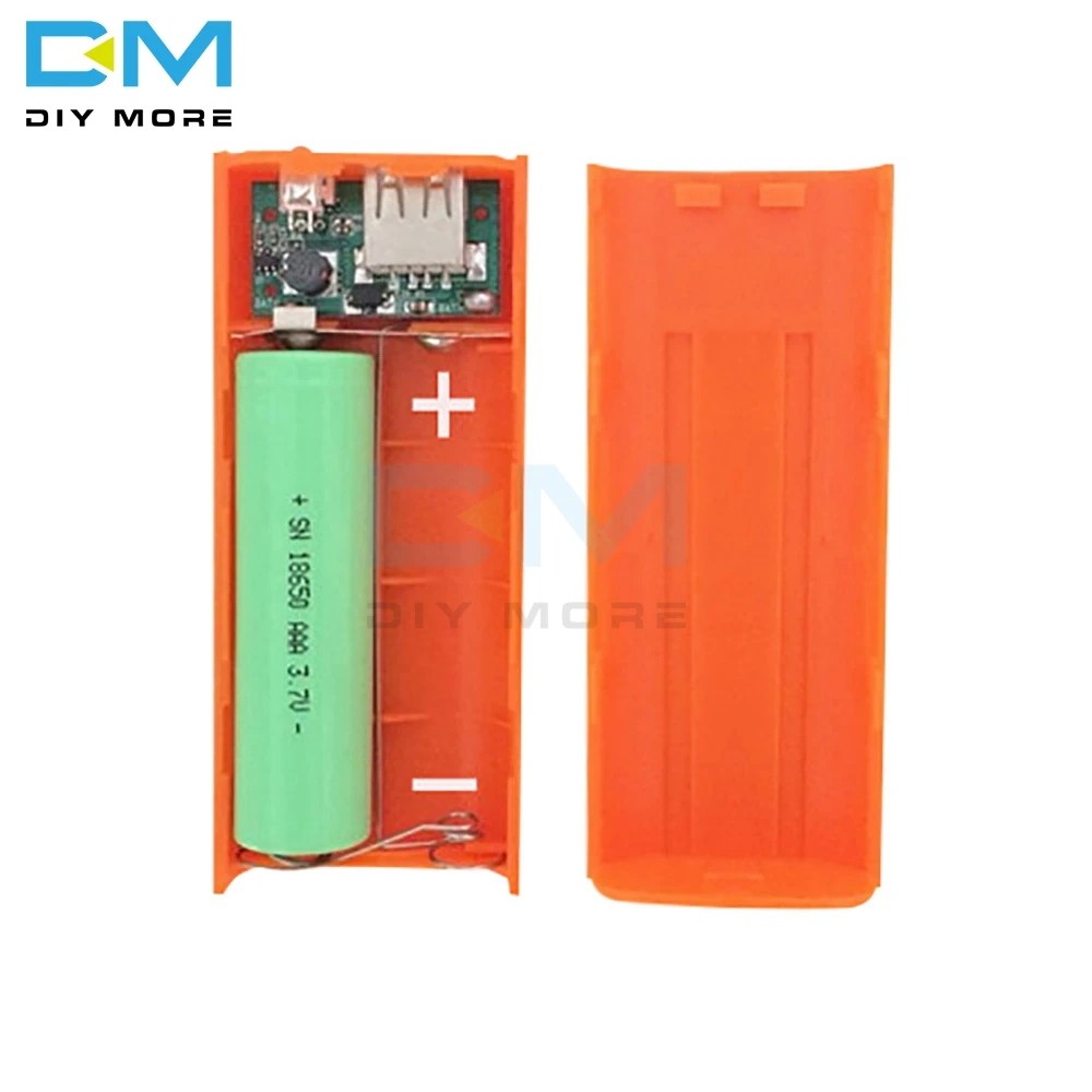 2*18650 USB Power Bank Case Portable 5V DIY Battery Holder Welding Free Charger Box for Phone Charging Without Battery