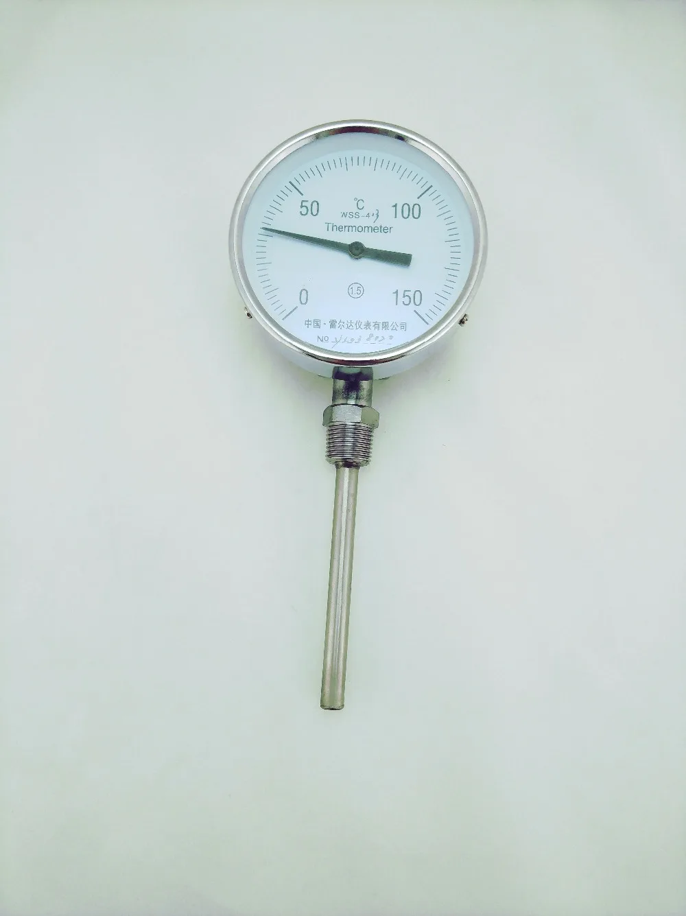 bi-metallic Thermometer Temperature gauge 0-50~500 degrees L=100, 1/2\