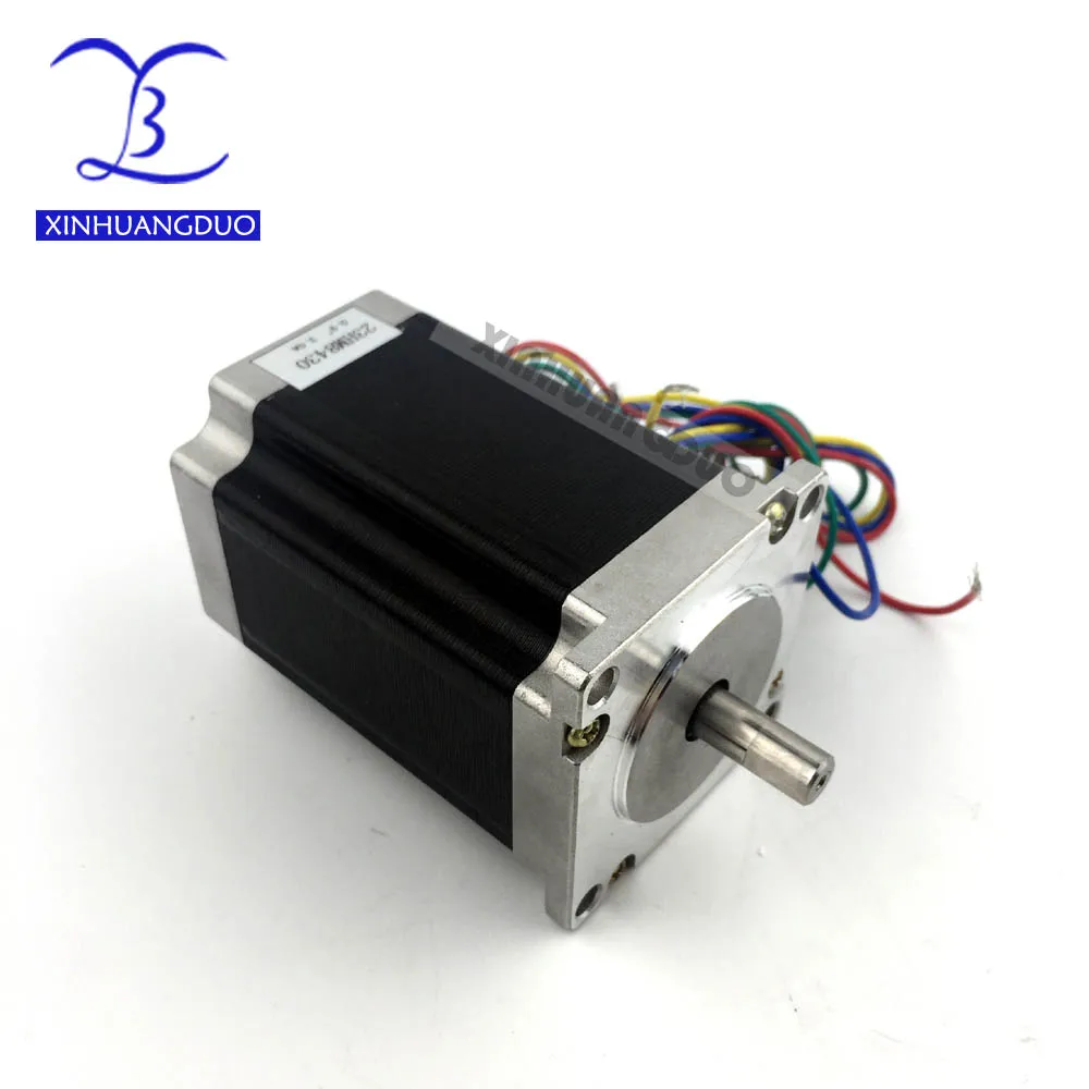 2 Phase NEMA 23 stepper motor 82mm 3A 0.9 degree 270oz-in CNC stepper motor stepping motor 3D Printer Robot Foam Plastic Metal