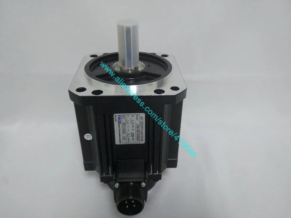 Oryginalne obsługi TECO 1.5 KW serwosilnik JSMA-MB15ABK01 1500W serwosilnik TSB13152B-3NTA-1 znamionowy moment obrotowy 7.16 N.M maksymalny moment obrotowy 21.4 9N.M