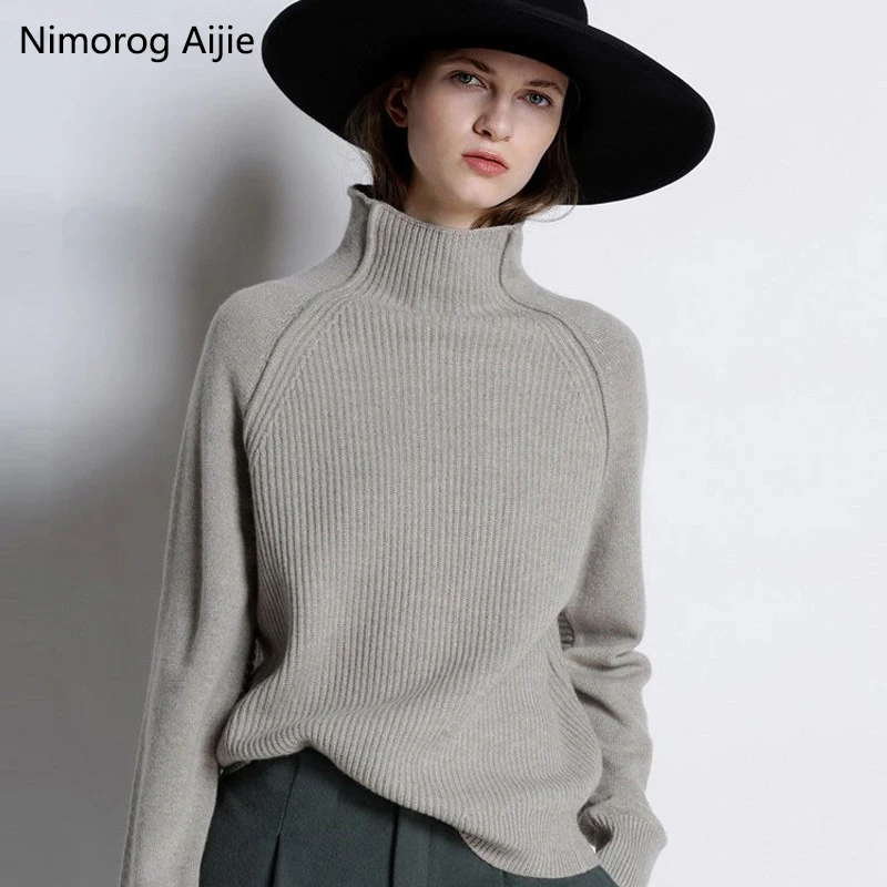 winter turtleneck cashmere sweater women knitted pullover new women sweaters tops fashion knitwear sweters women