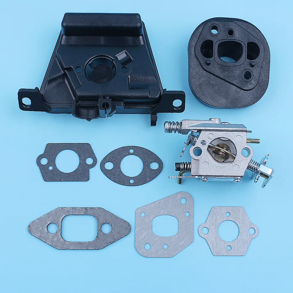 Carburetor Carb Carby Inlet Manifold Gasket Kit For Partner 350 351 370 371 420 Chainsaw Walbro 33-29 Spare Part Replacement