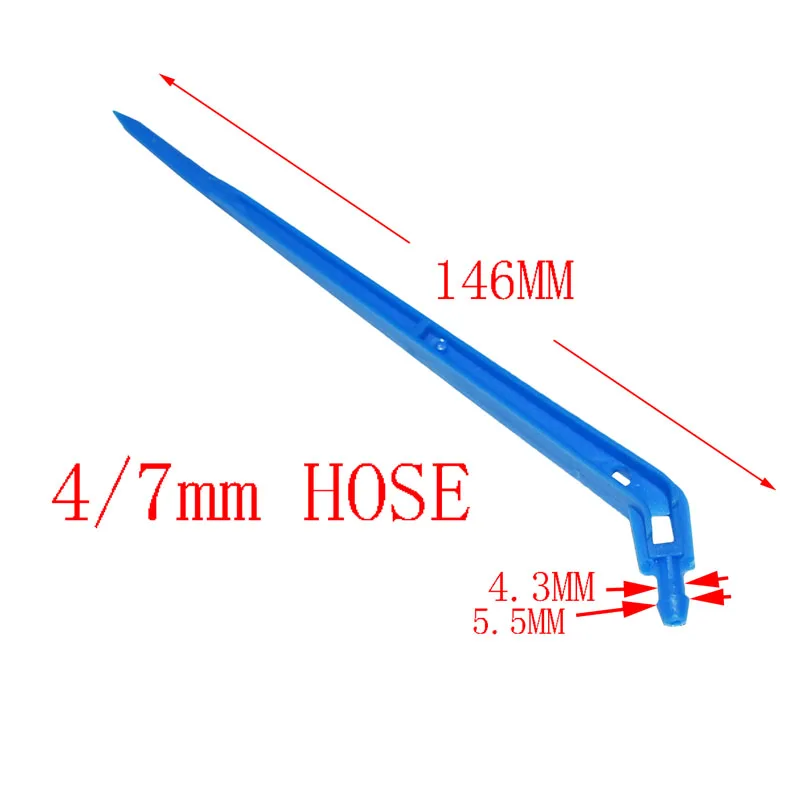 Wxrwxy gotejamento de jardim 4/7, emissor e seta de gotejamento para irrigação, jardim de 1/4 \