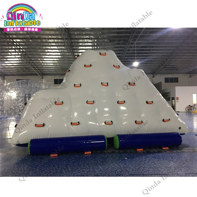 Guangzhou Factory Pvc Inflatable Water Floating Iceberg Slide Inflatable Iceberg Water Toy For Lake