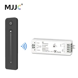 Variateur de lumière PWM sans fil, télécommande tactile RF 2.4G, 12V, 5V, 24V, 36V, 8a, pour bande lumineuse