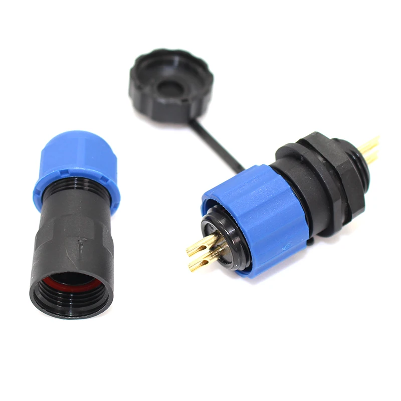 

10set IP68,(2 -7 pin connectors) Waterproof Dustproof Aviation cable panel Connector ,Cable Connector+Rear mount,Plug and socket