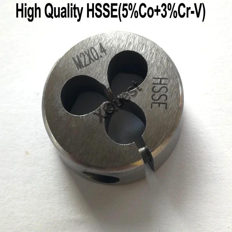 

XQuest HSSE Round Split Die M2 M2.2 M2.3 M2.5 M2.6 M3 M3.5 M4 M4.5 M5 M5.5 Adjustable die M6 M7 M8 M9 M10 M12 14 M16 for steel