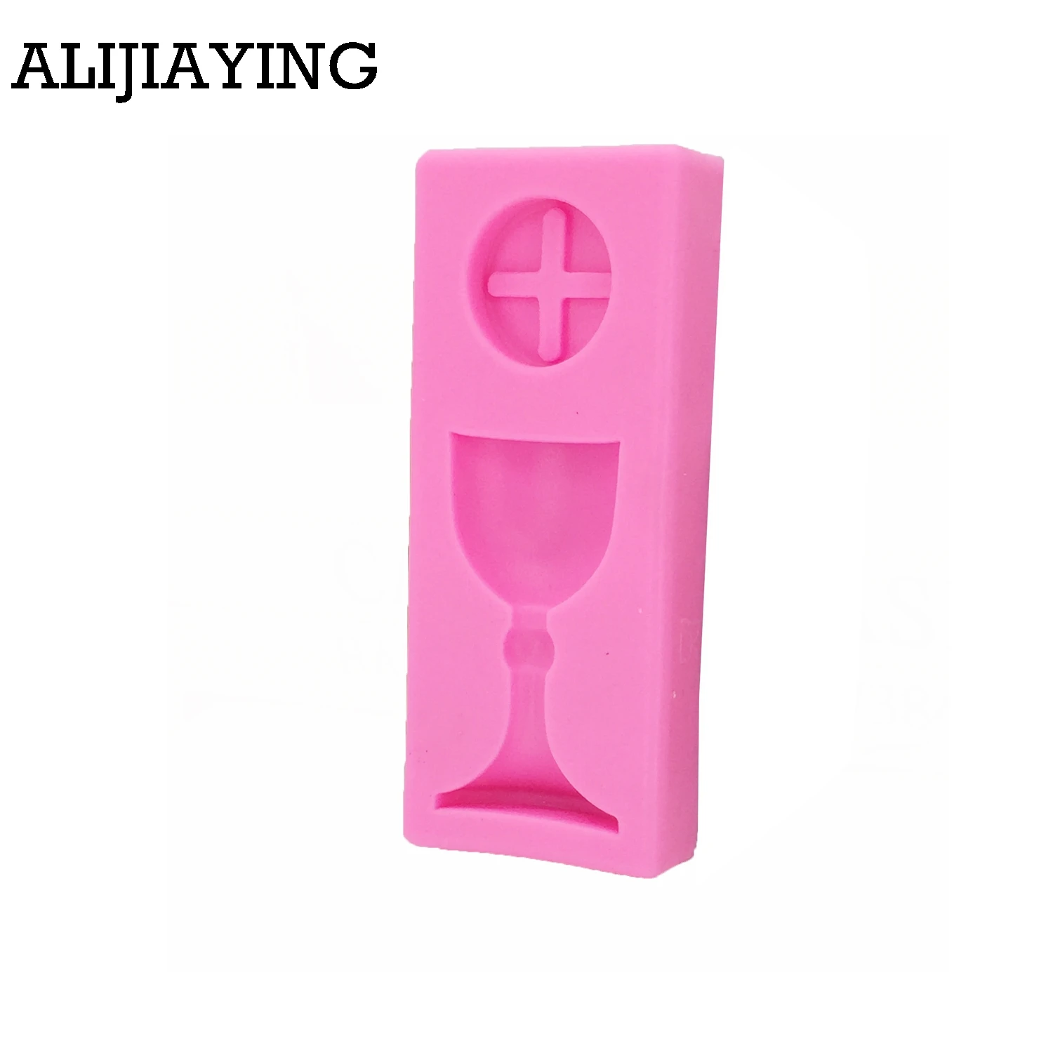 M1233 DIY Cake Tool Charlice cup Baptism Trophy Silicone mold Mould Romantic communition cup Cake Baking Icing Ice