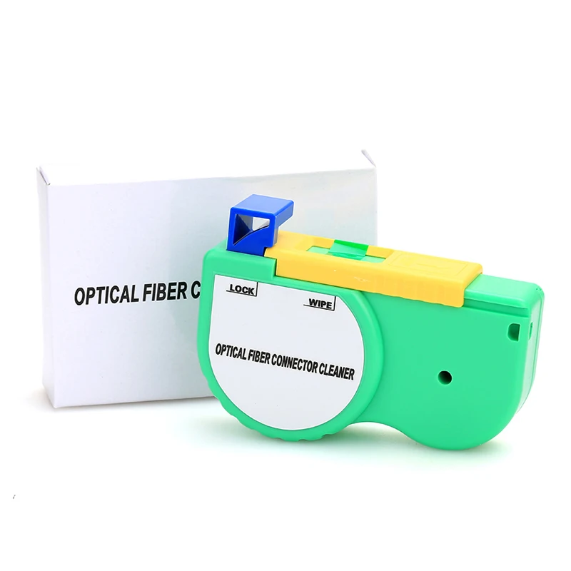 

FM-06 Optical Fiber Connector Cleaner 500 times For SC,FC,MU,LC,ST connectors ,Cassette Cleaner/ Fiber Optic Cleaning Box