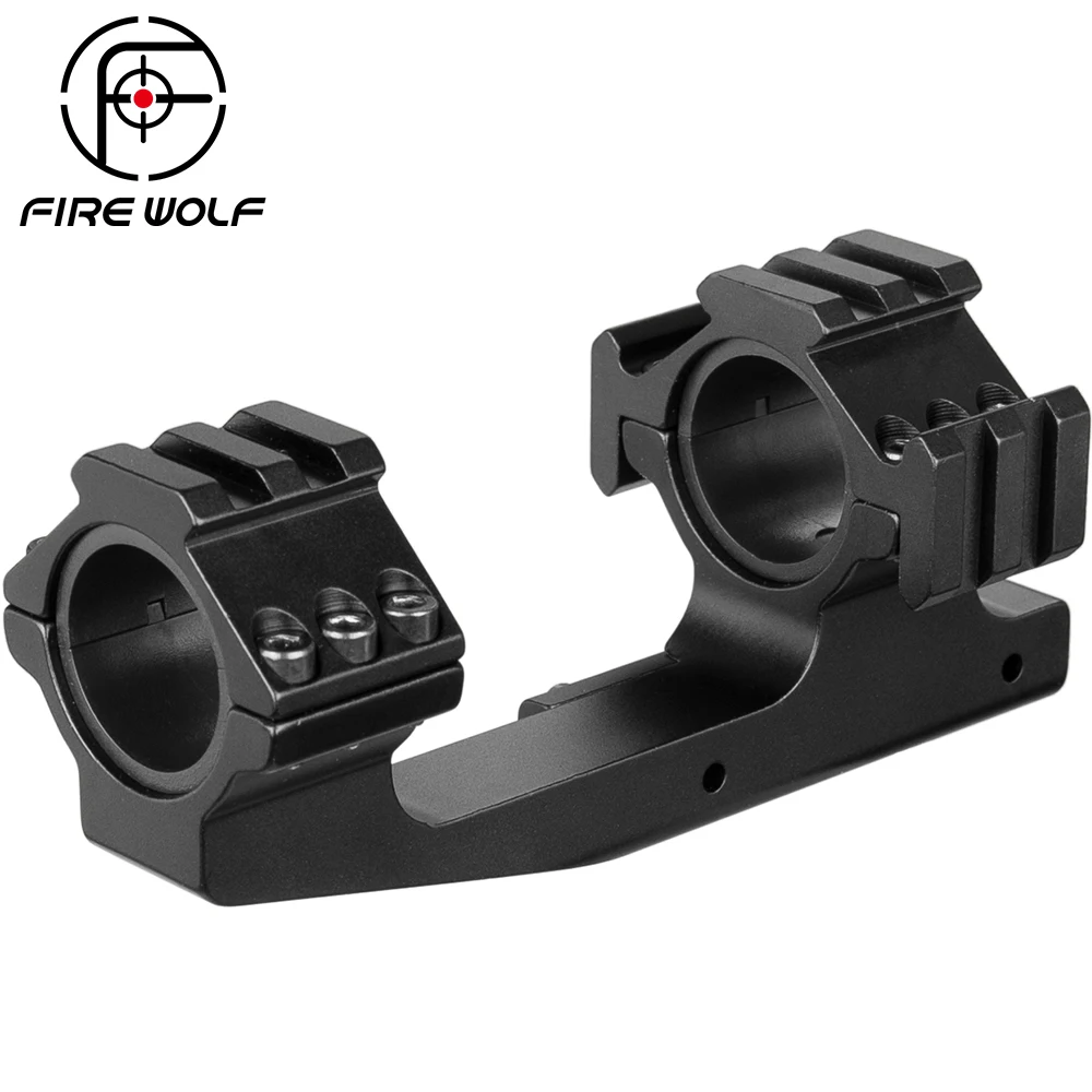 Tactical Rifle Aiming 11mm One-piece Three Sides Mount w/Accessory Rails Picatinny Weaver Base