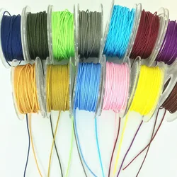 Nylon Cord High Density Woven Thread Bracelet Braided Beads String Plastic For Jewelry DIY Macrame Women Tassels Finding ATF