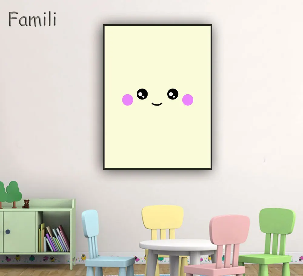 

Nordic Minimalist Cute eyes2 Typography Motivational Life Quotes Big Art Print Poster Wall Picture Canvas Painting Home Decor