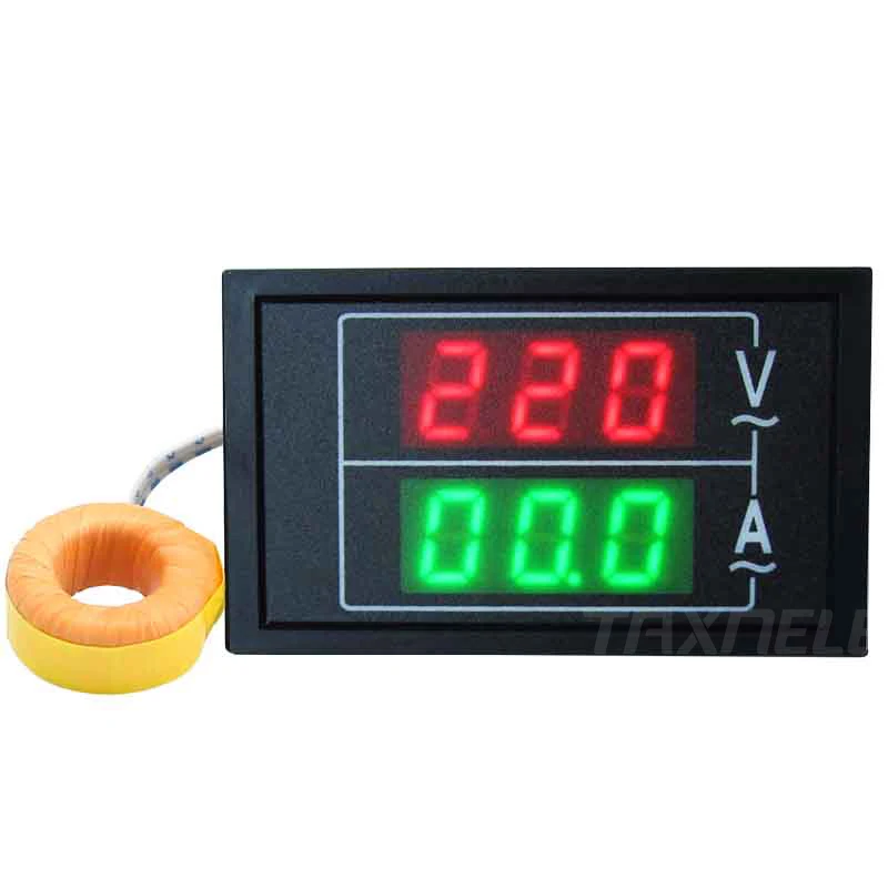 DL85 AC80-500V 100A 60A Dual Display Voltage Current Meter Detector Frequency Meter Amperimetro LED Voltmeter Ammeter AC Meter